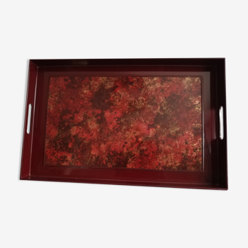 Large lacquered serving tray
