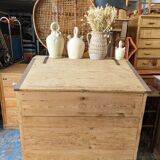Raw wooden chest
