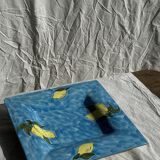 Large square dish with lemon pattern 33cm Aleya Slim