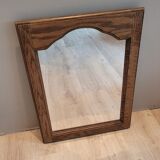 Mirror wood mustache 55x73