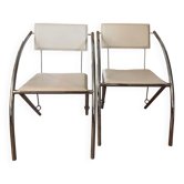 Lot de 2 chaises de table à manger vintage - style 70’s - 80´s