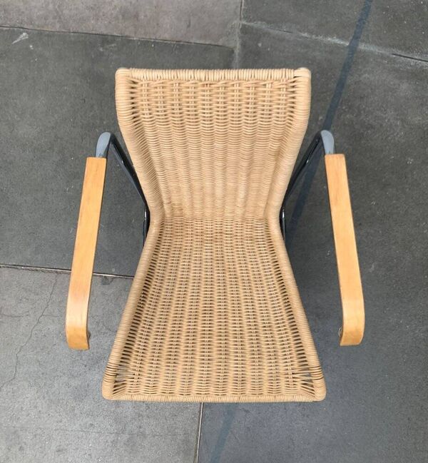 Fauteuil vintage cantilever D20 allemand de Tecta