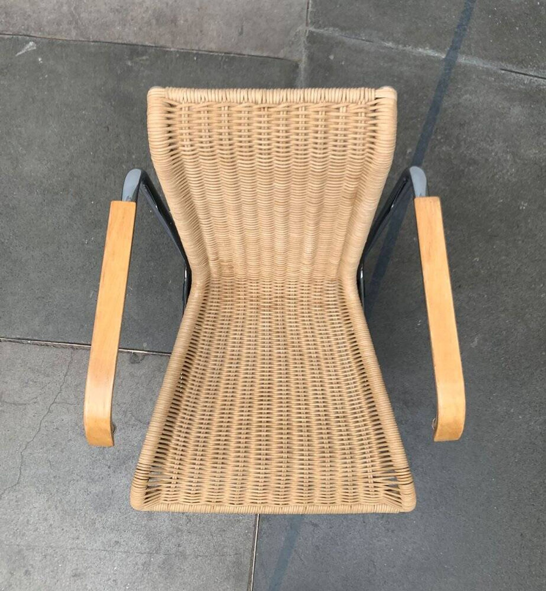 Vintage cantilever armchair D20 German by Tecta