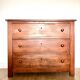Antique solid wood chest of drawers