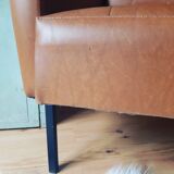 Armchair in leatherette of the 1960s