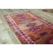 Turkish Hand-Knotted Runner 86x388