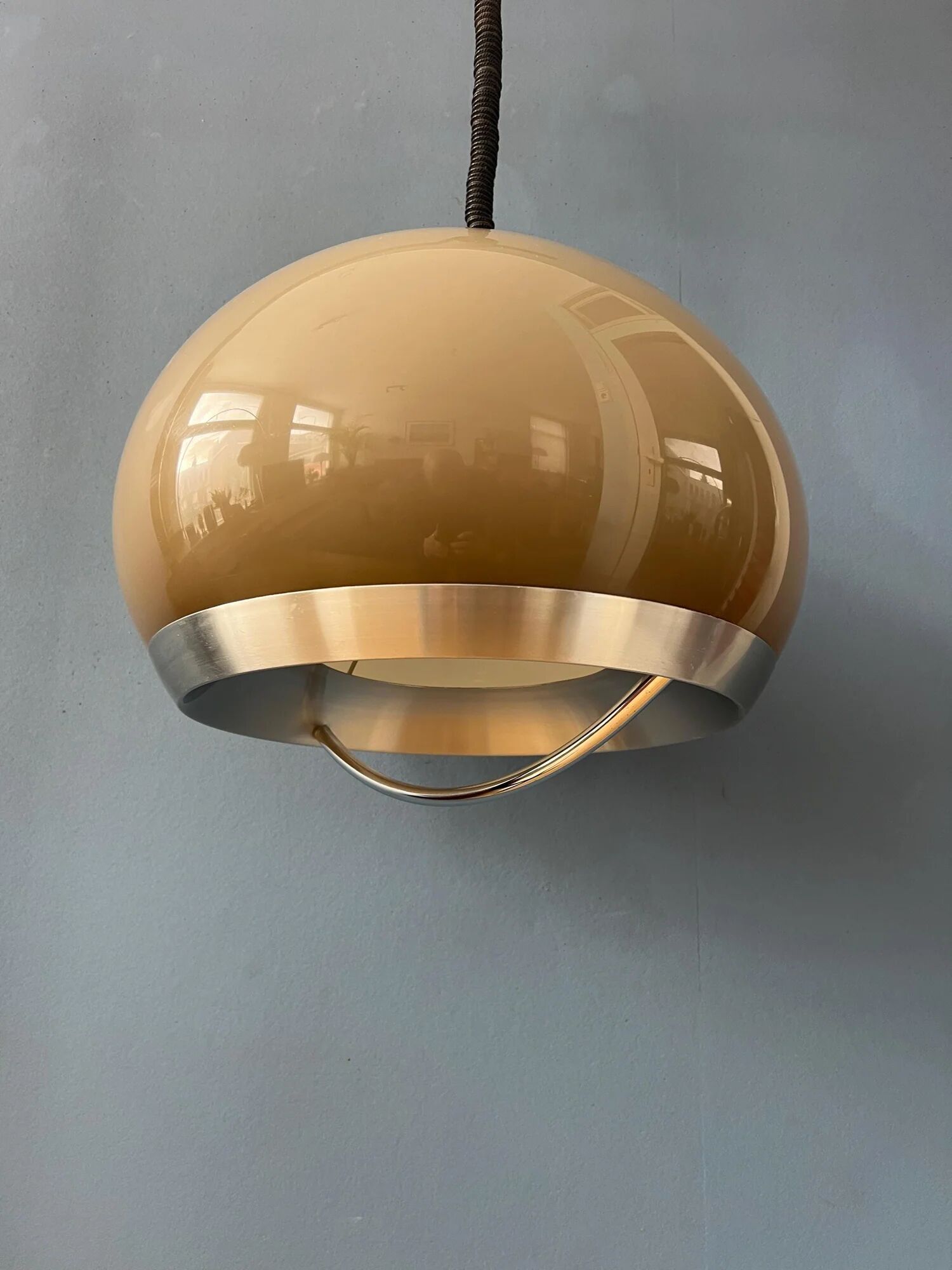 Vintage Dijkstra Space Age Mushroom Pendant Lamp