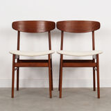 Set of two teak chairs, Danish design, 1960s, production: Denmark