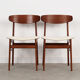 Set of two teak chairs, Danish design, 1960s, production: Denmark