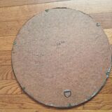 Oriental brass mirror