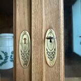 Art Deco display cabinet in oak (renovated)