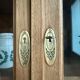 Art Deco display cabinet in oak (renovated)