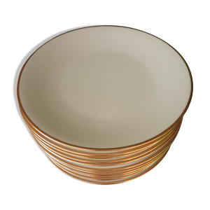 lot de 13 assiettes porcelaine
