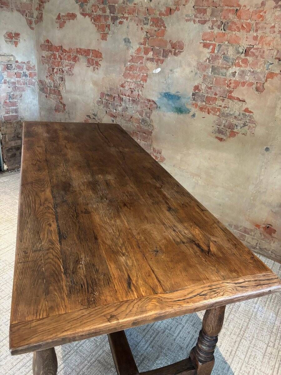 Dining table canteen in oak, 1940s