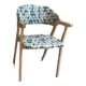 70s style wooden armchair