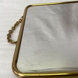 Vintage golden barber mirror