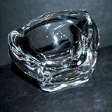 Daum crystal ashtray signed design modernist 1950-1960