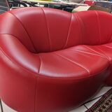 Leather sofa by Pierre Paulin by Ligne Roset