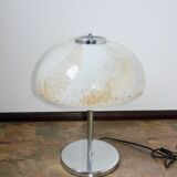 Art Deco table lamp – 1960s, wood and metal, E27