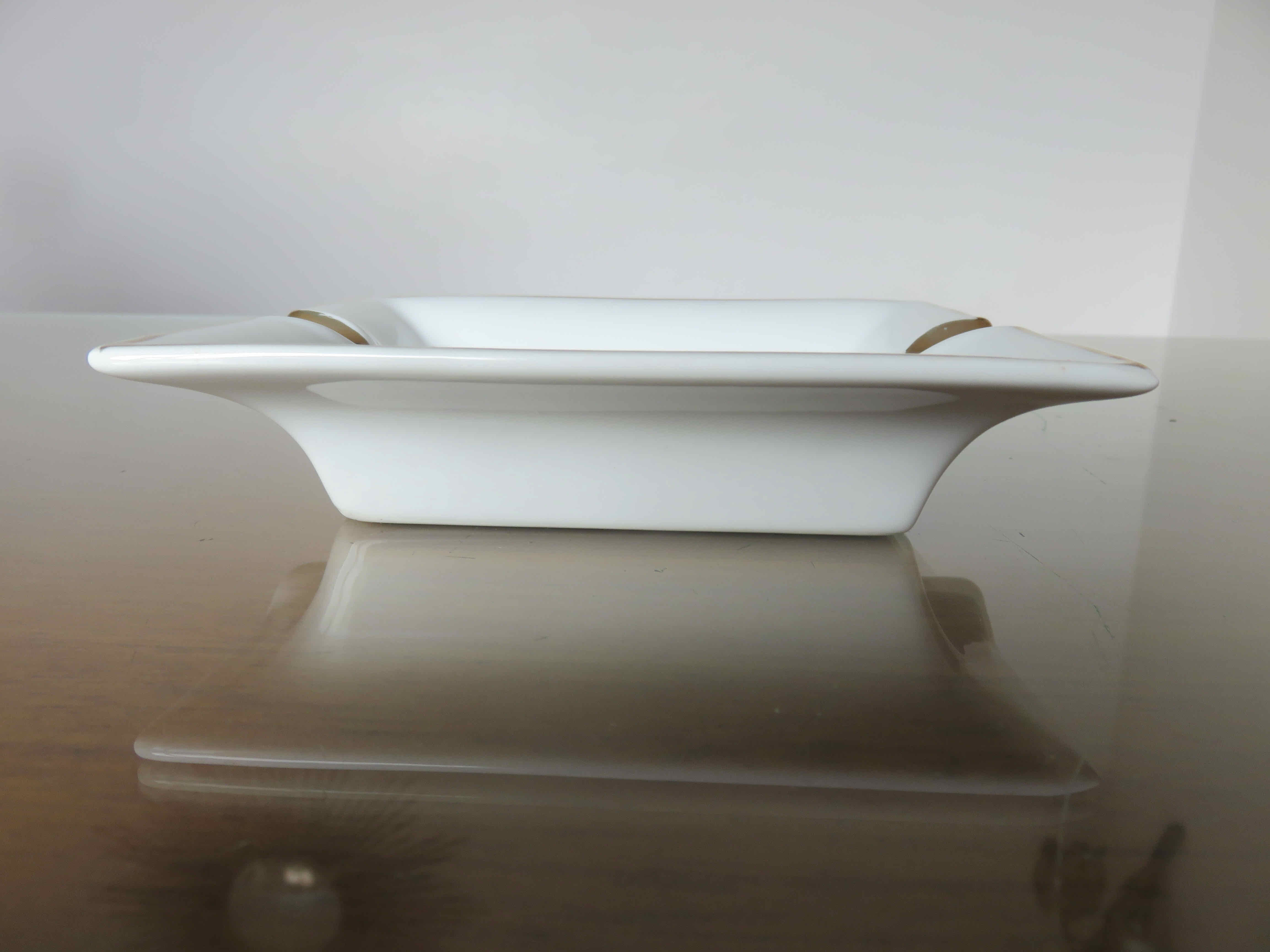 Ashtray "sun" porcelain 80s
