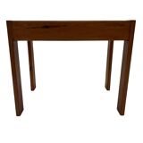 Vintage set of 3 side tables nesting pine wood 60s