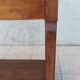 Walnut console restoration