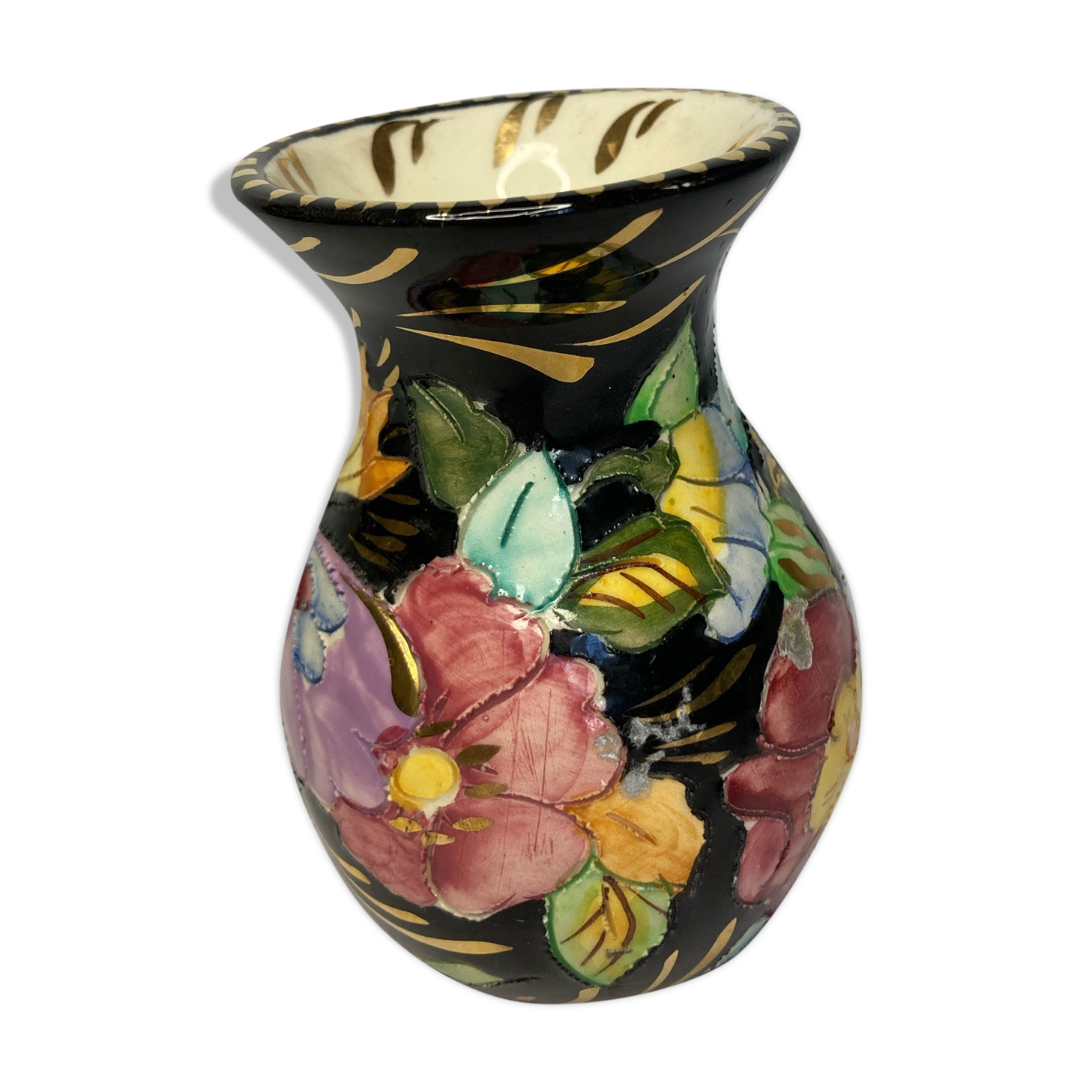 Old glass vase of Venice