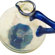 Postmodern service bar blown glass – 1 carafe and 6 St Murano glasses