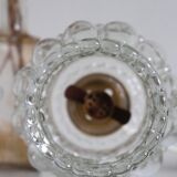 Vintage glass bubble pendant lamp
