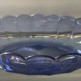 Val Saint Lambert cup in purple glass