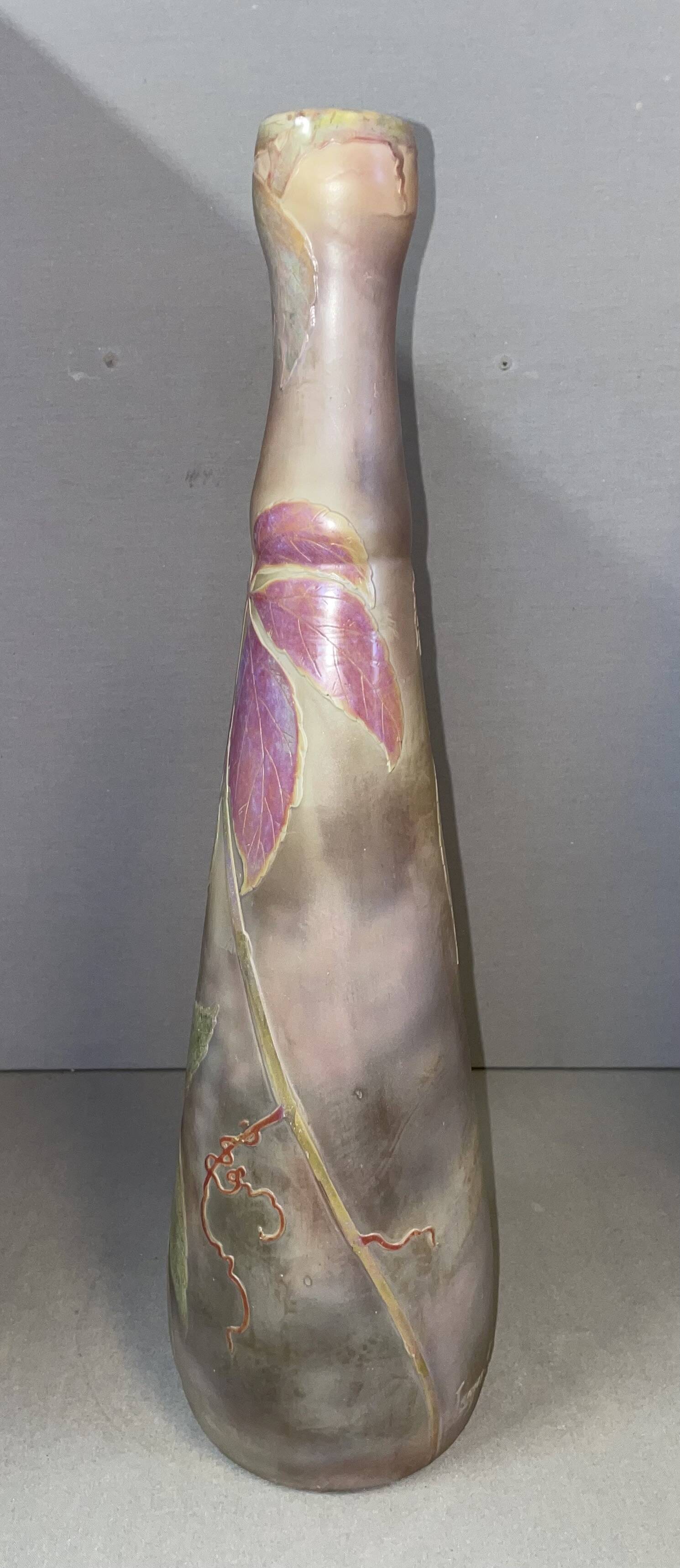 Vase Signed Legras SD circa 1910