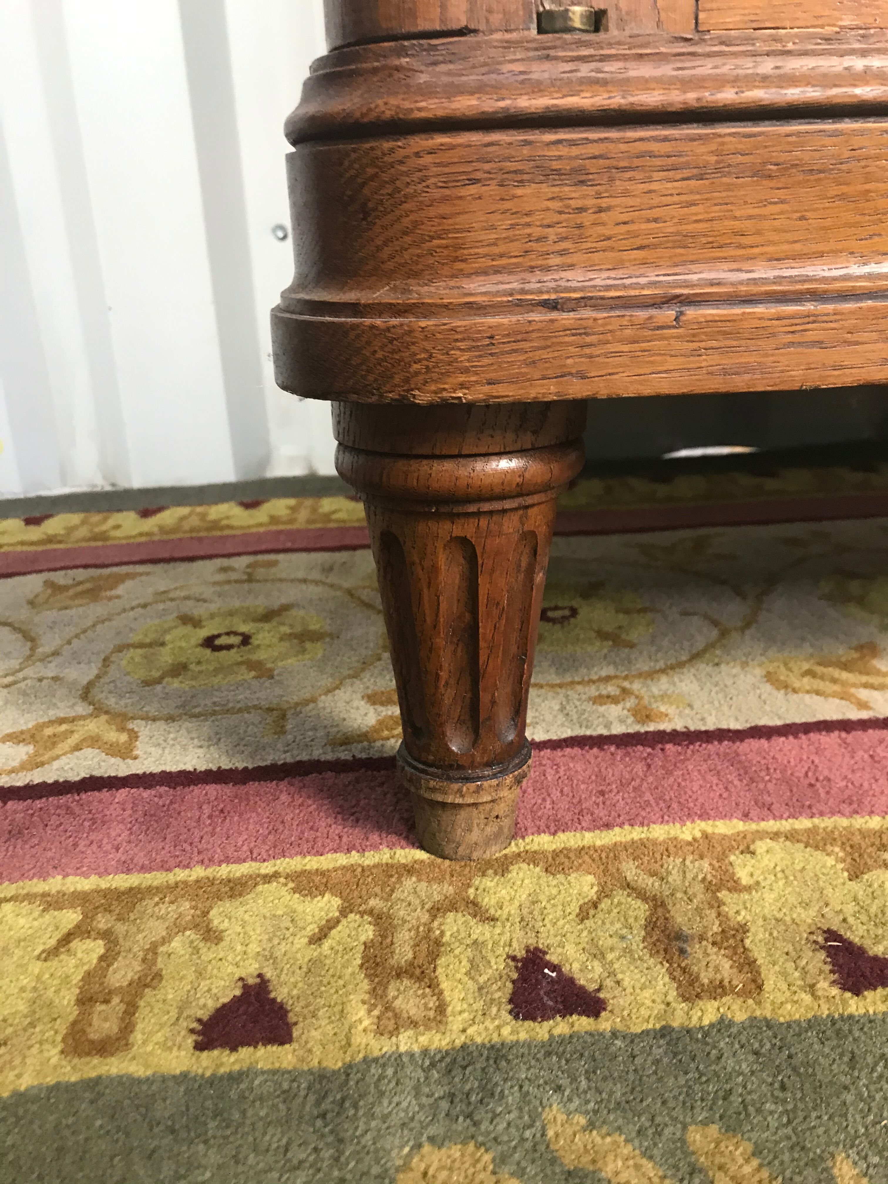 Solid oak ice room cabinet 1900