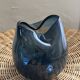 Blown glass round vase