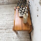 Solid elm bedside table Maison Regain