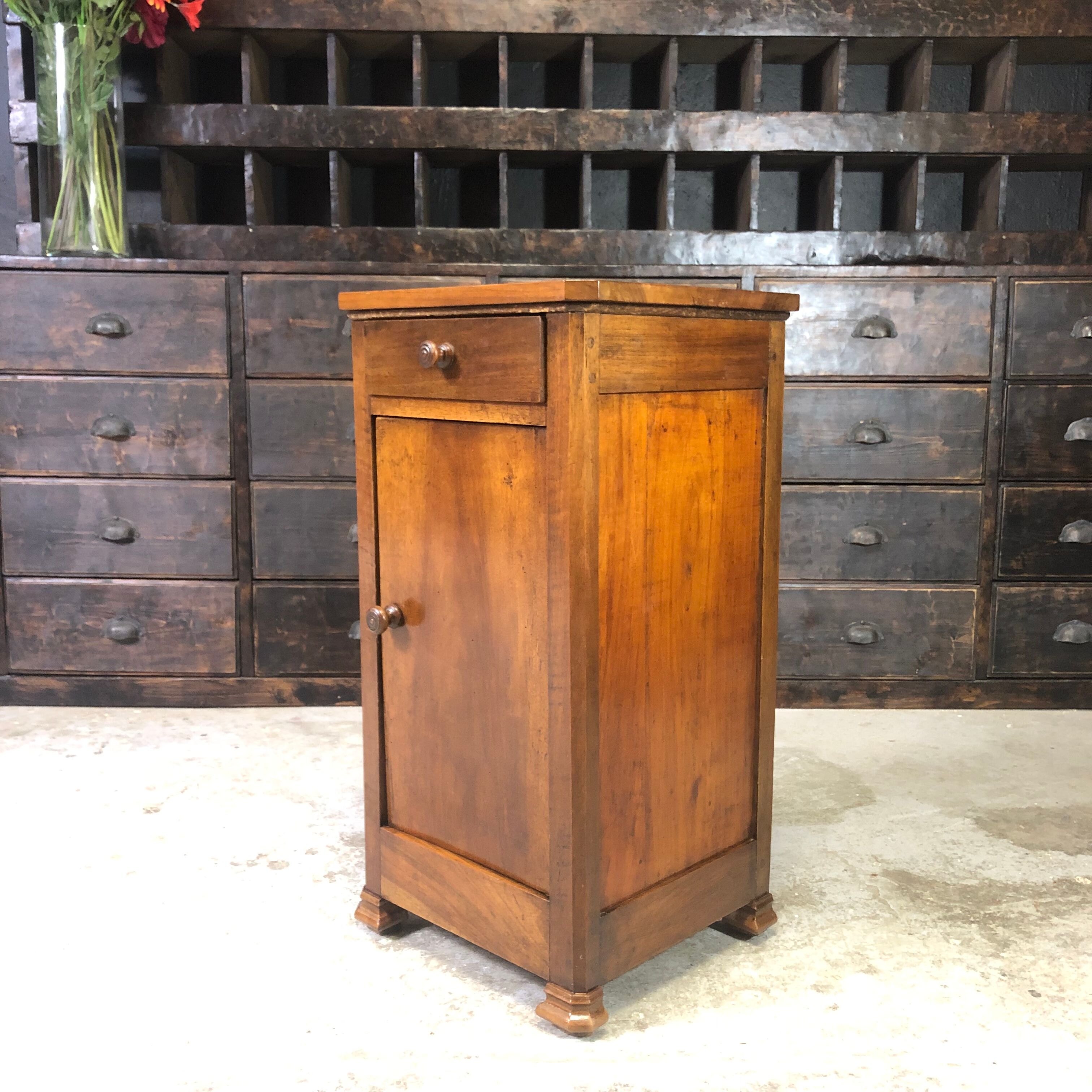 Louis Philippe wooden bedside table