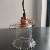 Vintage portable lamp with a glamorous feel