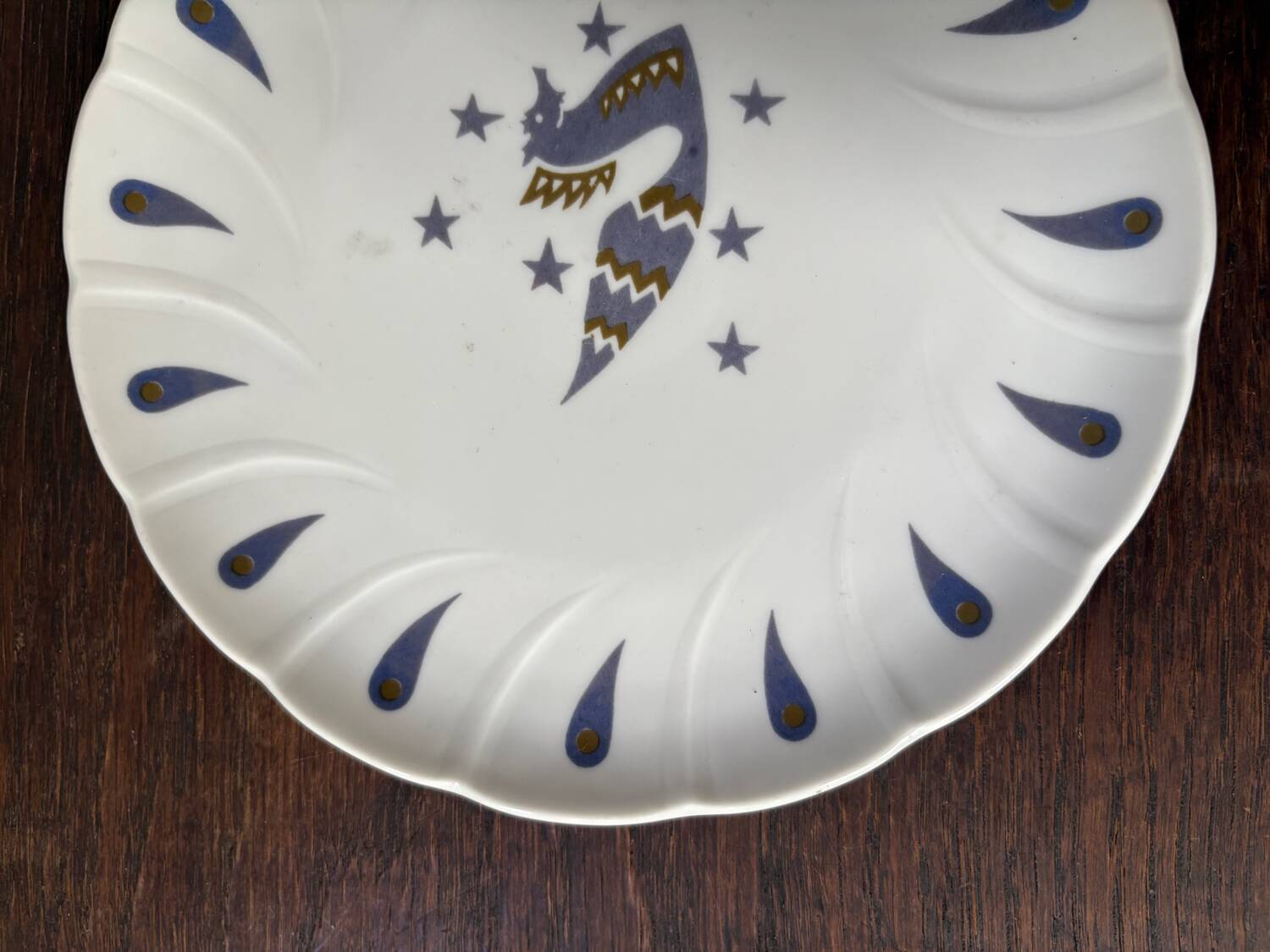 Assiette vintage Jean picart Ledoux pour Air France