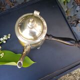 Chocolate maker in silver metal