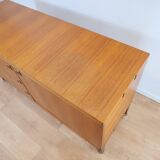 Mid-Century Andre Monpoix 1967 Teak Sideboard