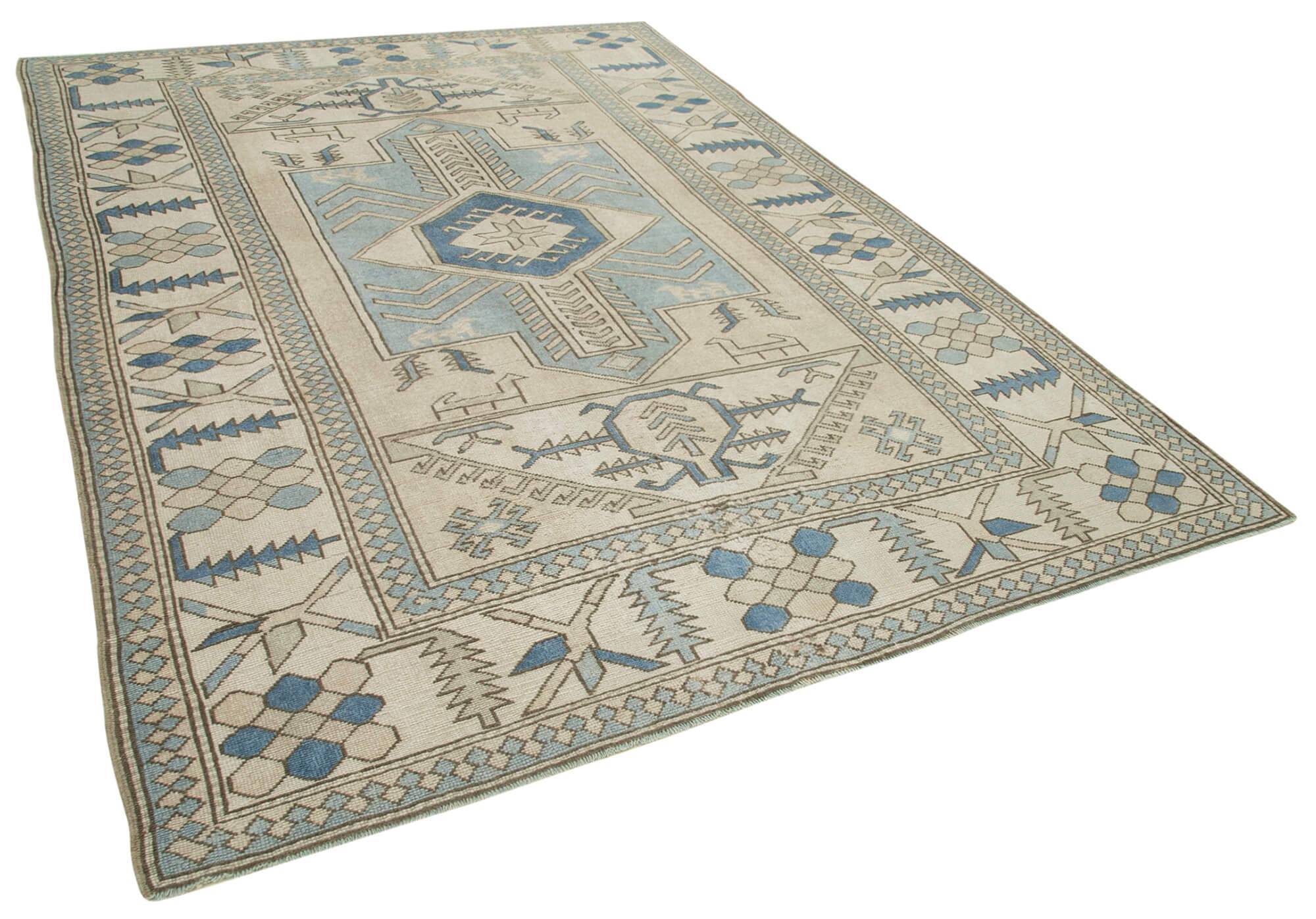 Turkish Vintage Anatolian Rug 220 cm x 315 cm