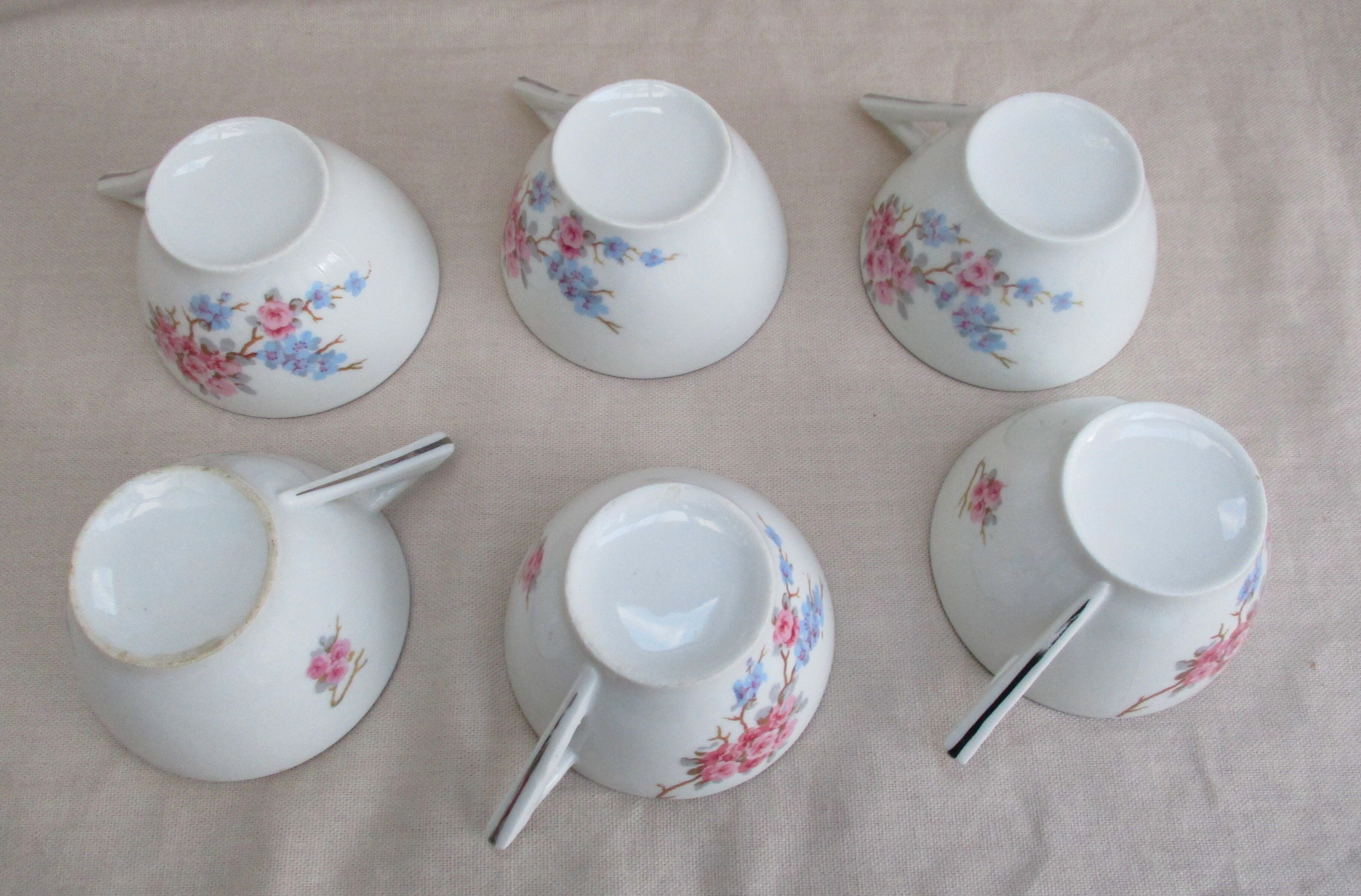 RCF Art Deco porcelain coffee service