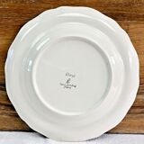 6 soup plates Longchamp Decors Moustiers Olérys