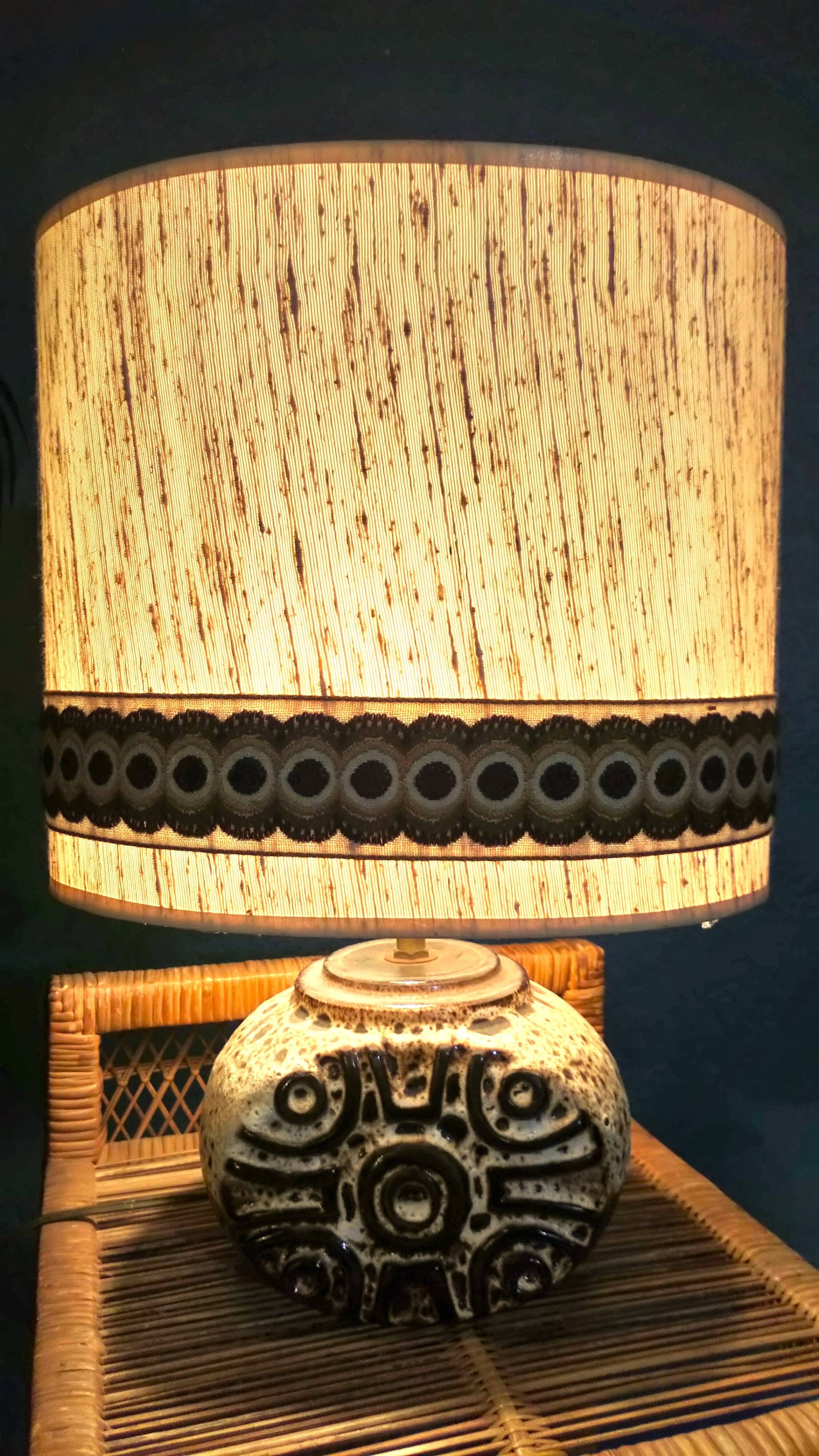 Ceramic lamp 1970s