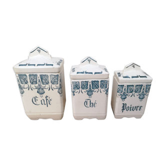 Vintage spice pots