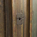 Armoire de mariée peinte d'art populaire