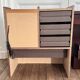 Paire de chevets mid century Roche Bobois vintage avec éclairage intégré