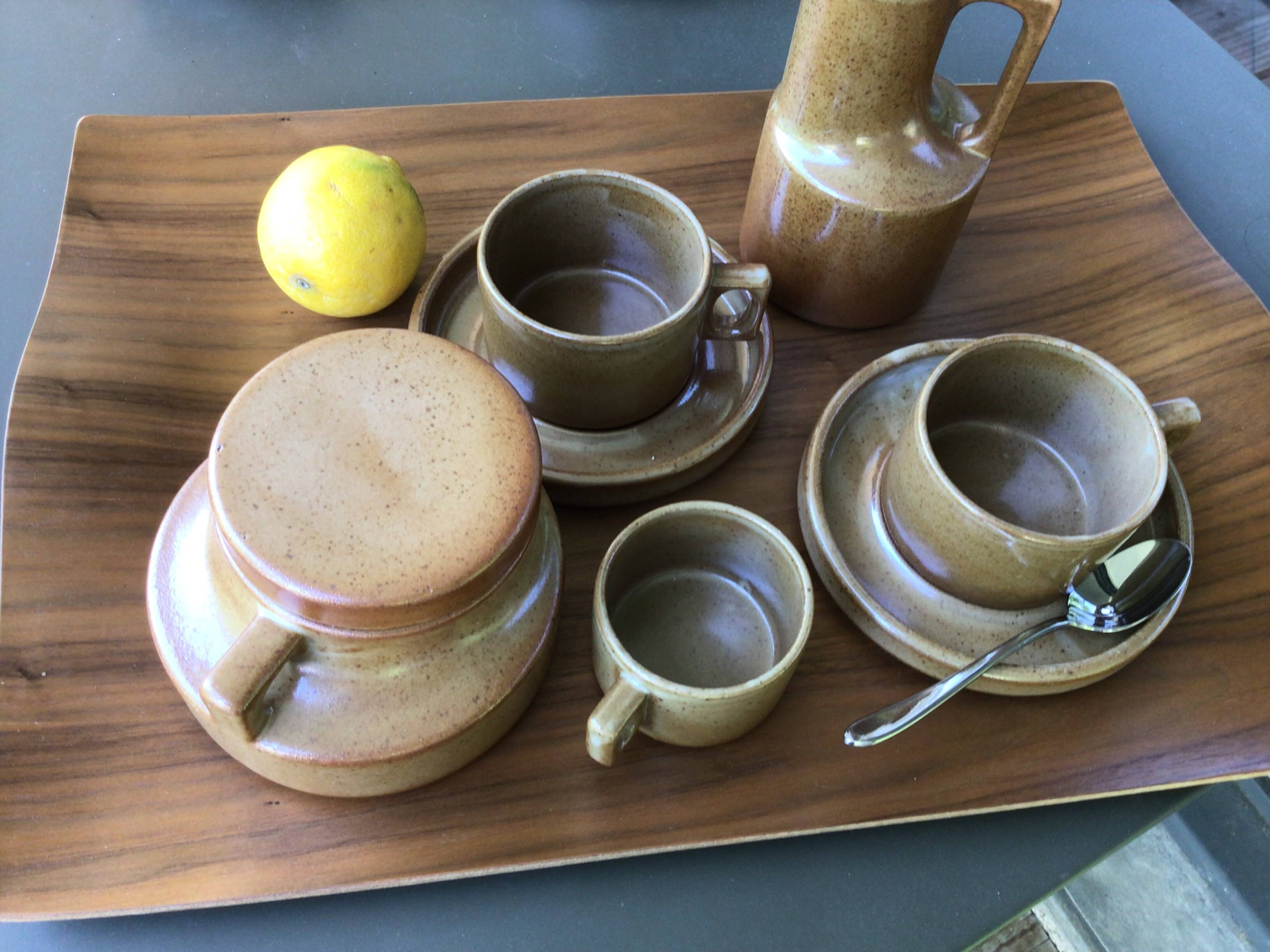 2 Brenne Stoneware Coffee Cups