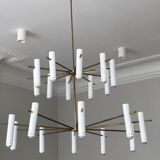 White chandelier ERIC brand JLC