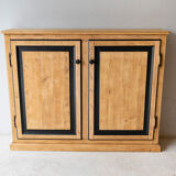 Solid oak storage cabinet