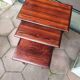 Nesting tables in rosewood, mid-1960s Denmark